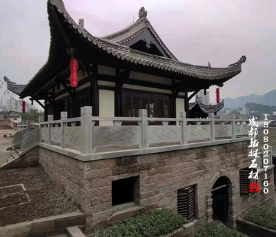 重庆渝中区青石栏杆图片_翰林石材专业值得信赖
