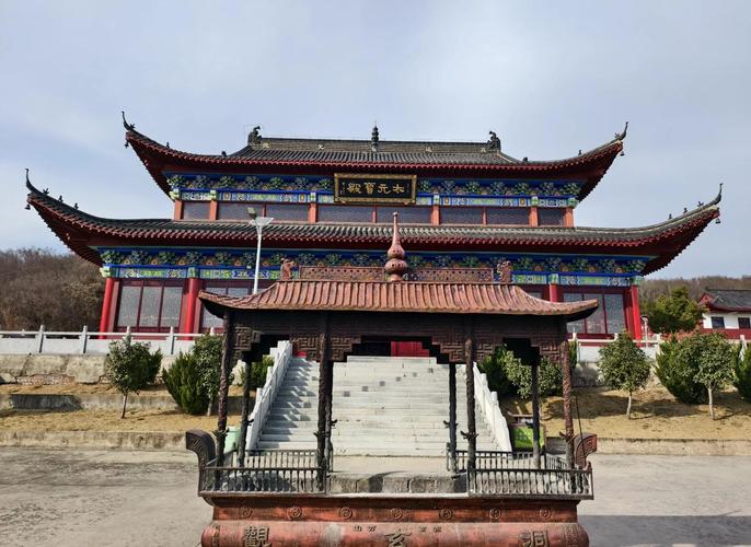 南京道观静谧,春节避人群