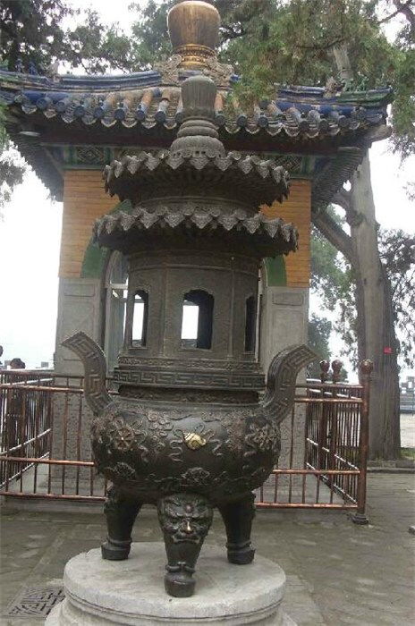 铜塔炉摆件 汇丰铜雕 铜塔炉